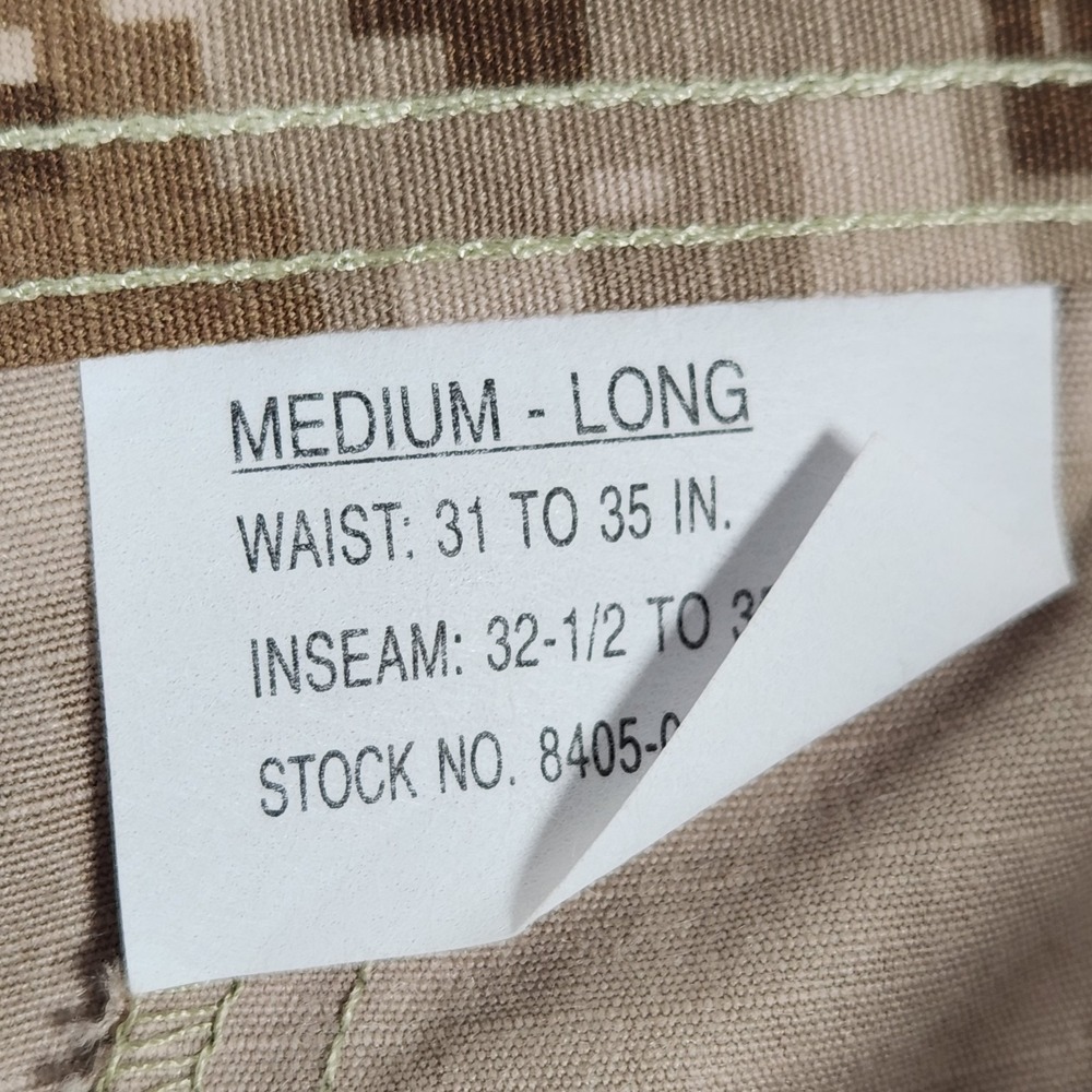 Military Pants Medium Long NWU Type II Desert Marpat Navy NSW SEAL DEVGRU - Picture 6 of 12